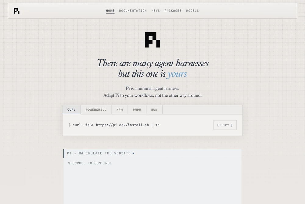 Pi website