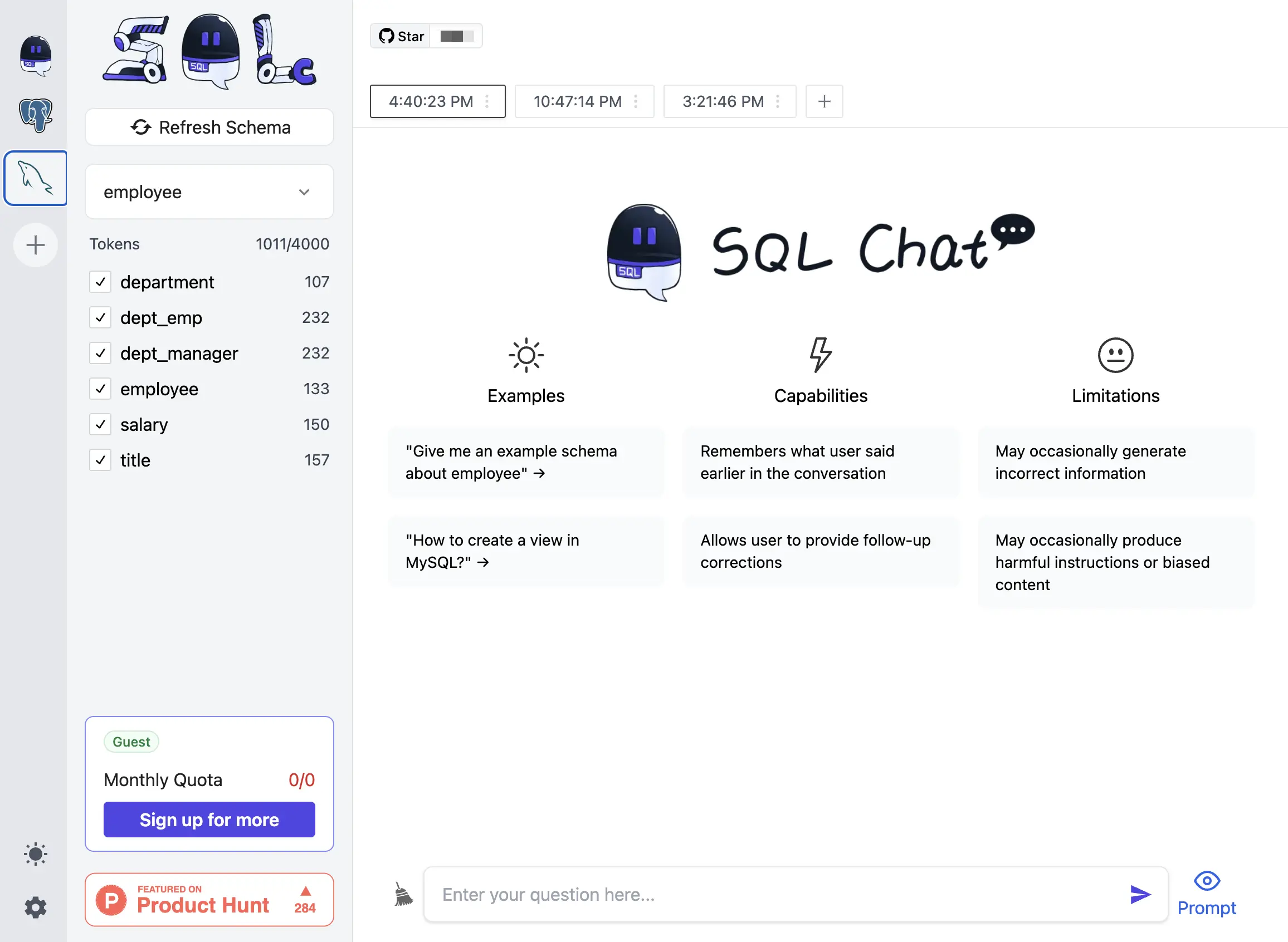 sqlchat